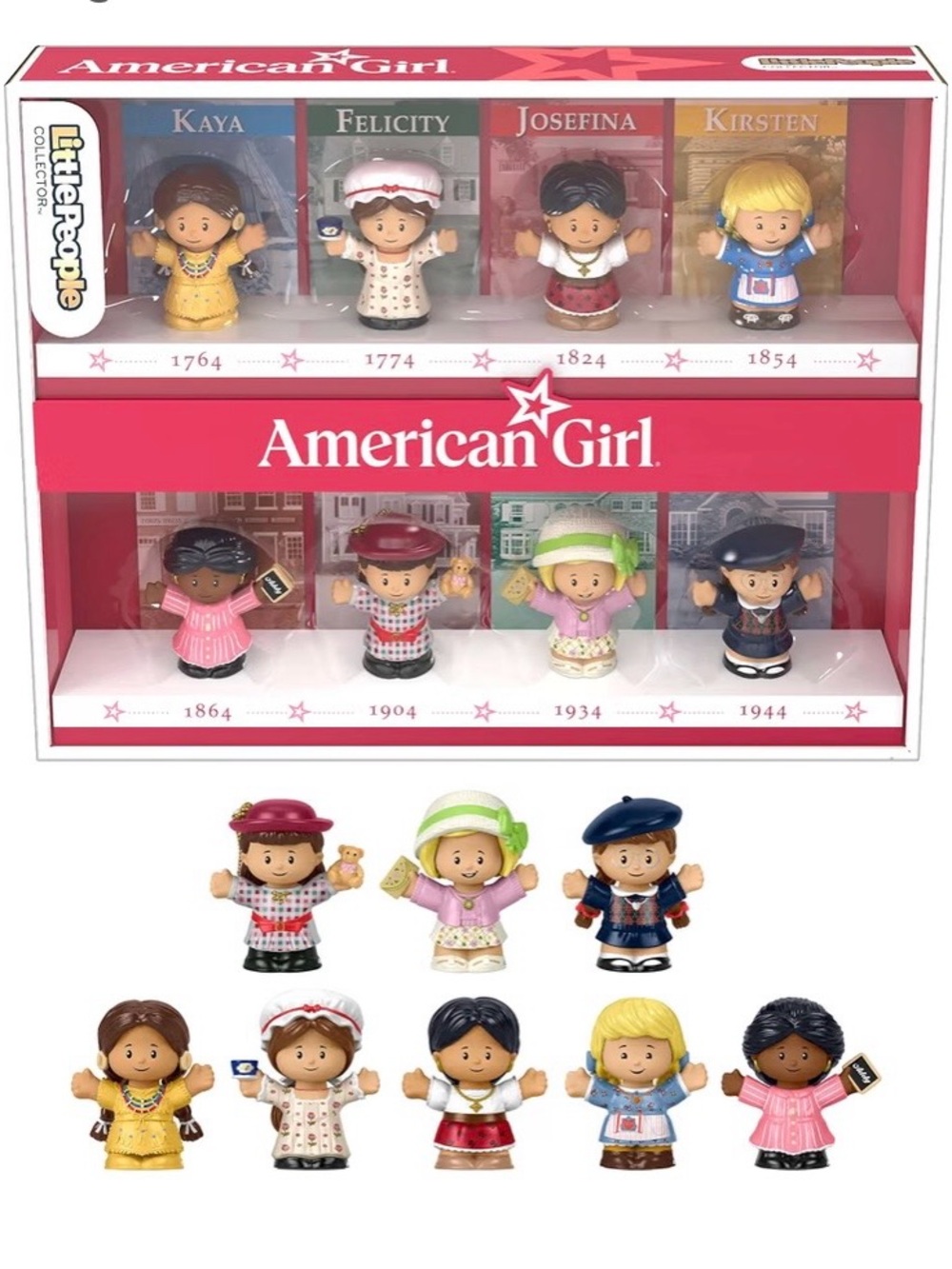 American Girl Little People Historical Doll Set Collector Special Edition
